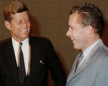 Победитель и проигравший 1960 г.: Дж. Кеннеди и Р. Никсон